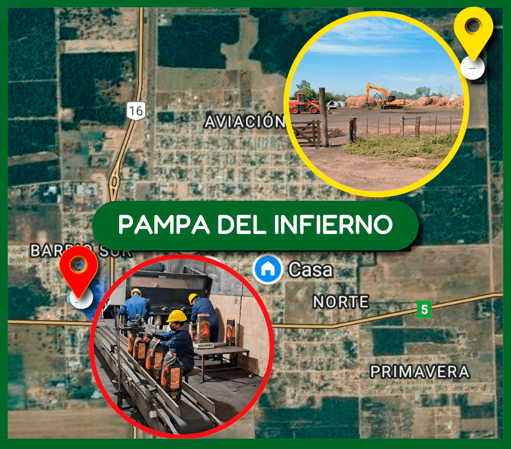 Mapa de ubicaciones de la empresa